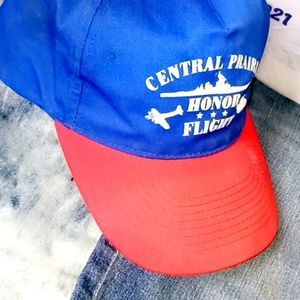 Central Praire Honor Flight for Veterans. Blue.Red